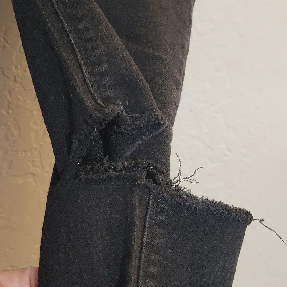OLD NAVY Ballerina Distressed Ripped Torn Jeans 5